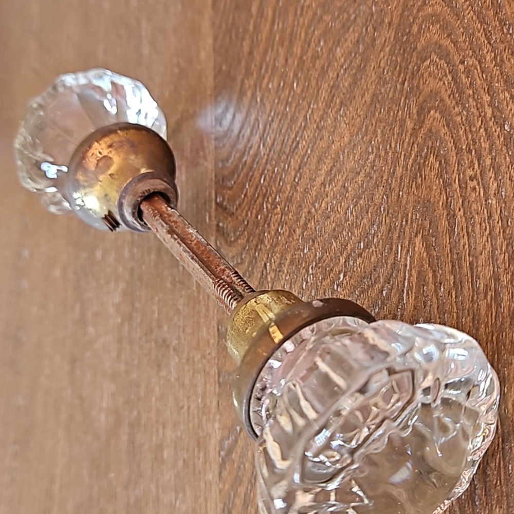 Vintage Crystal Doorknobs